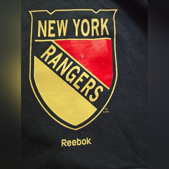 COPY - Vintage New York Rangers Reebok Black Sweater Winter Classic 2012 - Picture 4 of 5